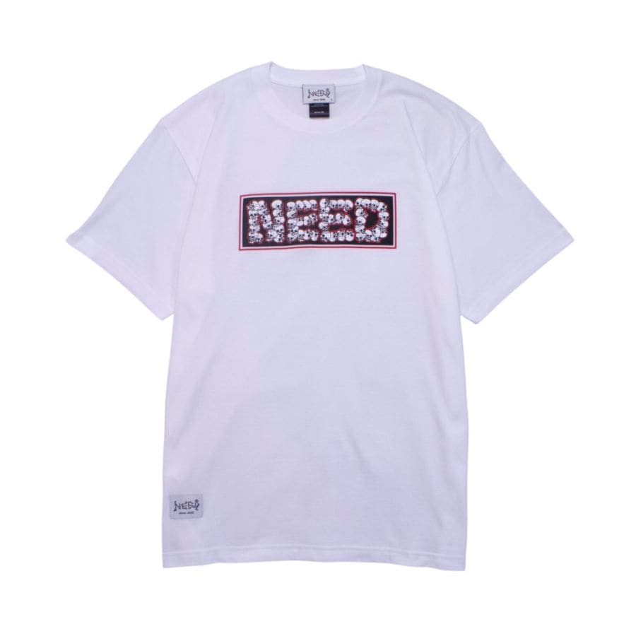 NEEDORIGINAL ニードオリジナル Horitatsu.bb.tattoo Design t-shirt (WHITE)