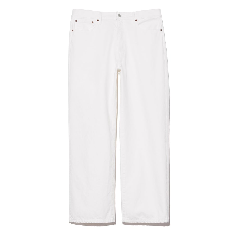 UNUSED アンユーズド 25AW UW1180 14oz Denim buggy pants (WHITE)