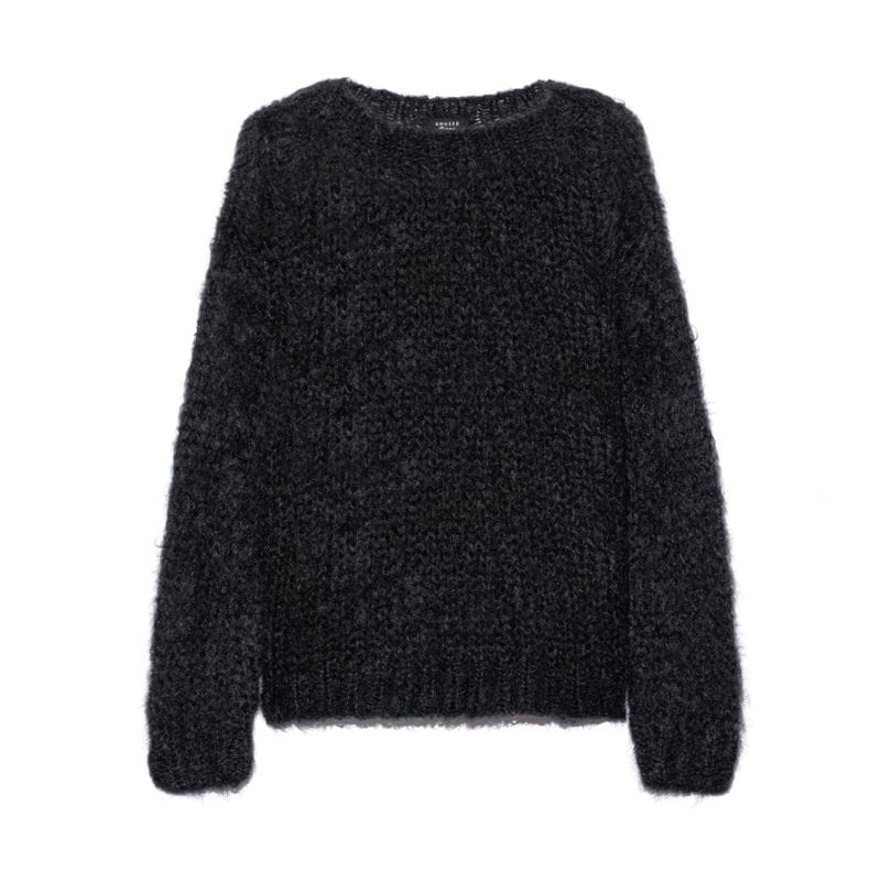 UNUSED アンユーズド 25AW US2520 Mohair pullover knit (BLACK)
