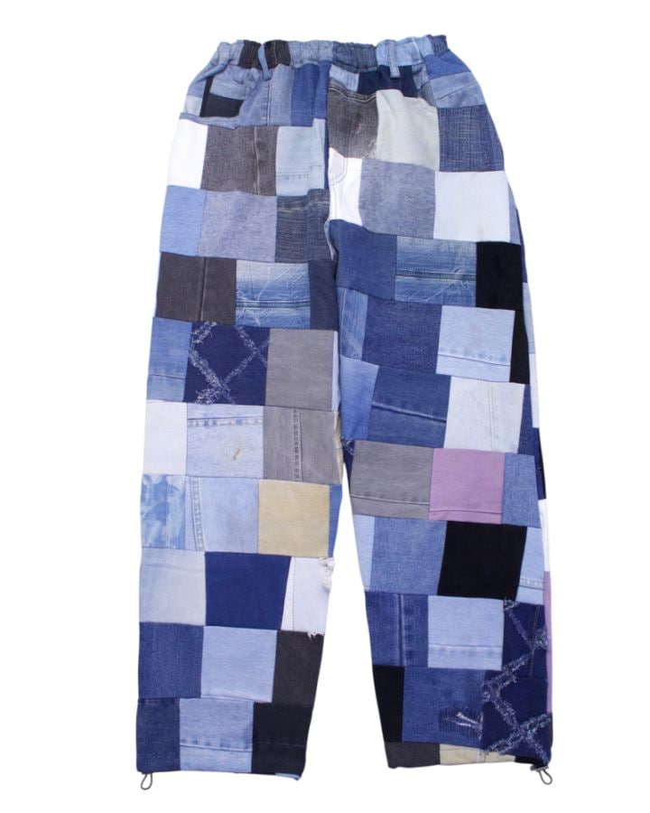 GVGV BLACK ジーヴィージーヴィーブラック PATCHWORK DENIM PANTS