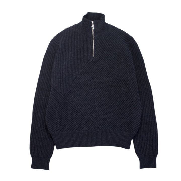 JIEDA ジエダ HALF ZIP KNIT (USED)