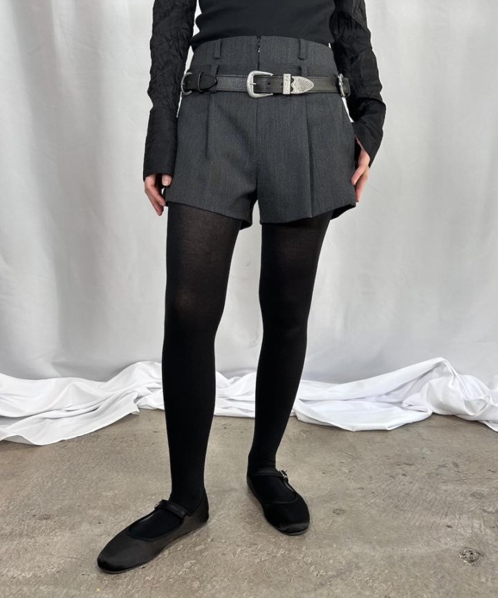 GVGV ジーヴィージーヴィー DOUBLE WAIST SHORTS (GREY)