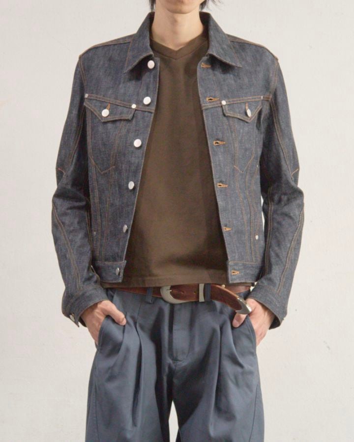 NVRFRGT ネヴァーフォーゲット 26SS【予約商品】1月入荷予定 DENIM TRUCKER JACKET (RAW INDIGO)