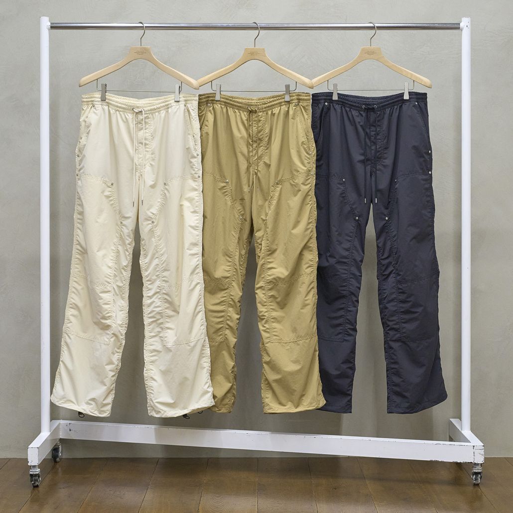 UNUSED アンユーズド 26SS【予約商品】2月下旬入荷予定 UW1193 Double knee nylon pants