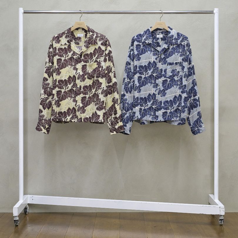 UNUSED アンユーズド 26SS【予約商品】2月中旬入荷予定 US2565 Long sleeve print shirt