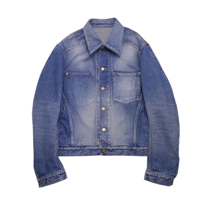 NVRFRGT ネヴァーフォーゲット DENIM 3D TRUCKER JACKET/VINTAGE FADED INDIGO (USED)