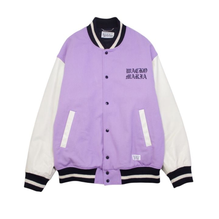 WACKO MARIA ワコマリア LEATHER VARSITY JACKET TYPE 3 (USED)
