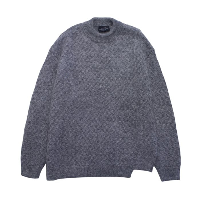 UNUSED アンユーズド US2270 7G Mohair Crewneck sweater (USED)