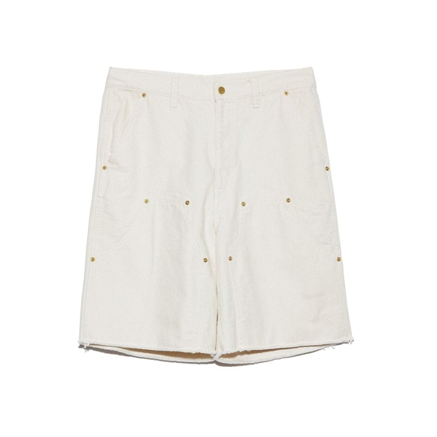 UNUSED アンユーズド 26SS UW1191 Double knee duck shorts (NATURAL)