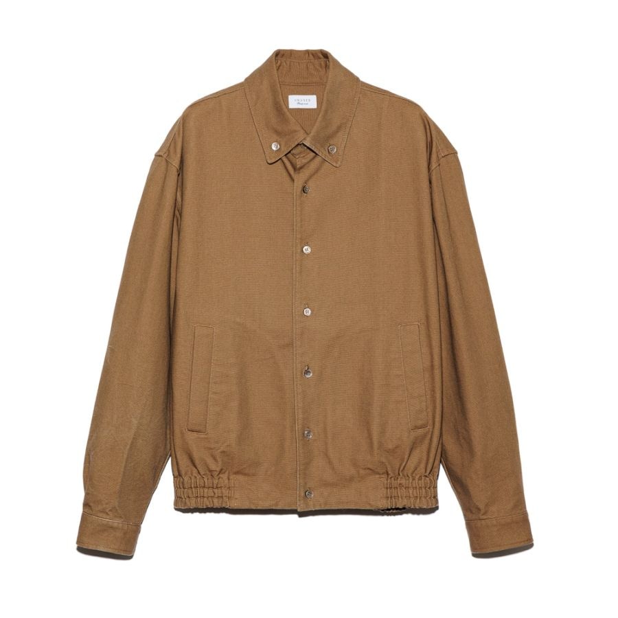 UNUSED アンユーズド 26SS US2541 Duck button down shirt (CAMEL)