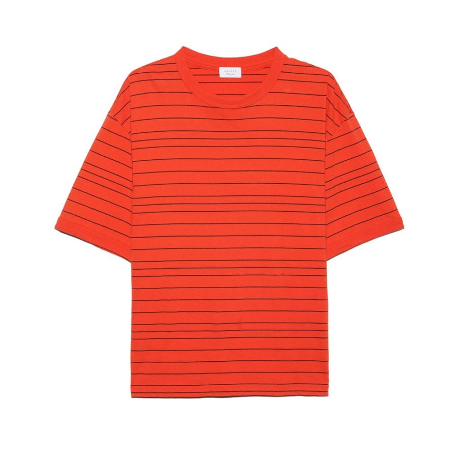 UNUSED アンユーズド 26SS US2543 Border short sleeve T-shirt (RED)