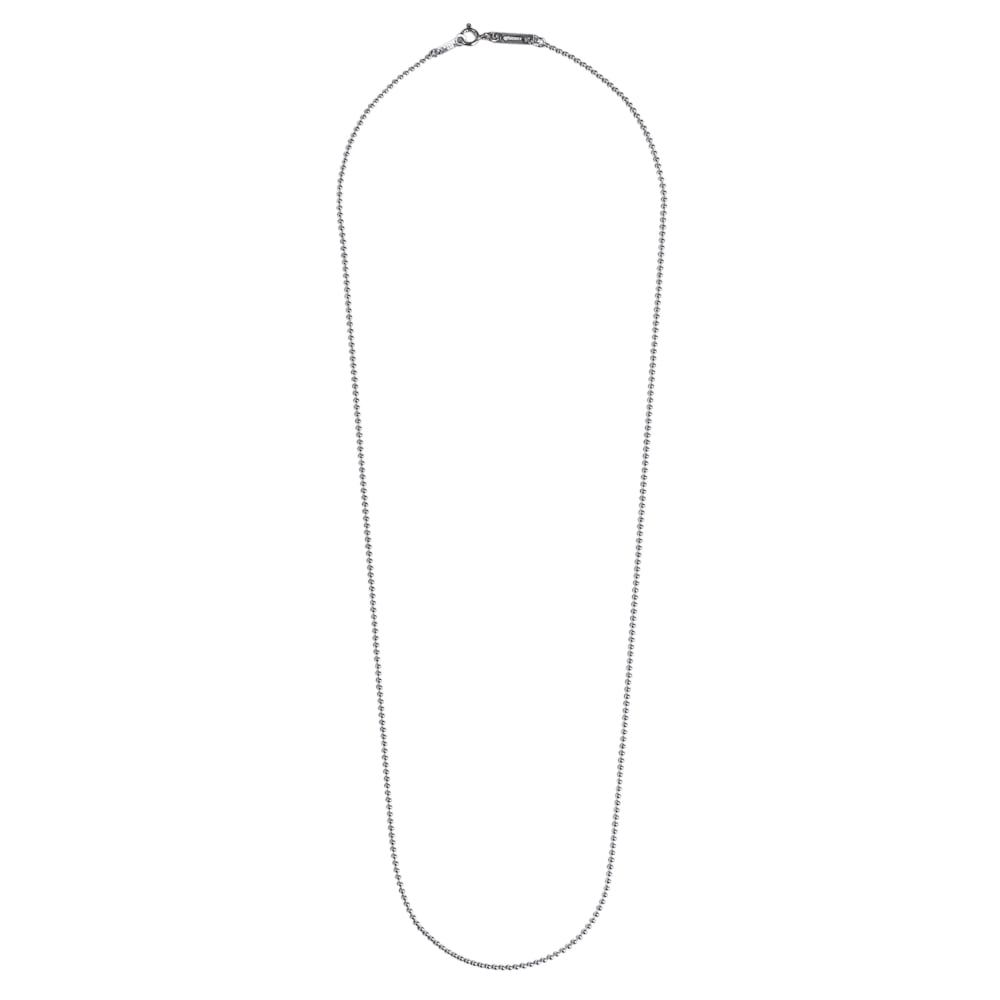 ephemeral エフェメラル ball chain long necklace (silver)