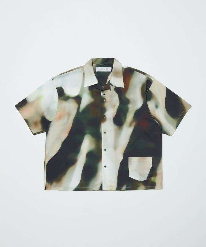 BAL バル BLUR PATTERN SS SHIRT