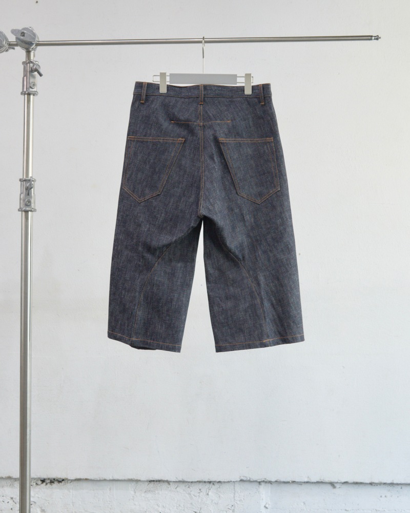 NVRFRGT ネヴァーフォーゲット 26SS 3D TWISTED JORTS (RAW INDIGO)