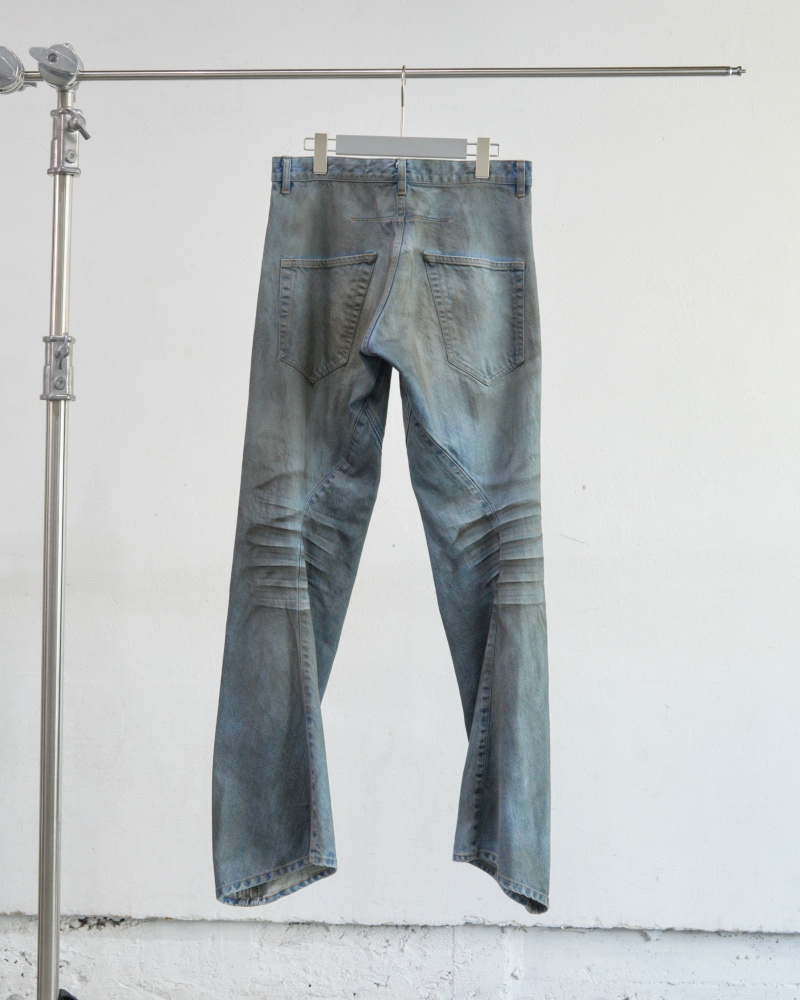 NVRFRGT ネヴァーフォーゲット 26SS【予約商品】3月入荷予定 3D TWISTED JEANS 3.0 (DIRTY FADED INDIGO)