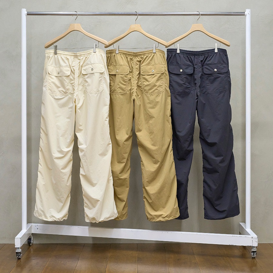 UNUSED アンユーズド 26SS UW1193 Double knee nylon pants