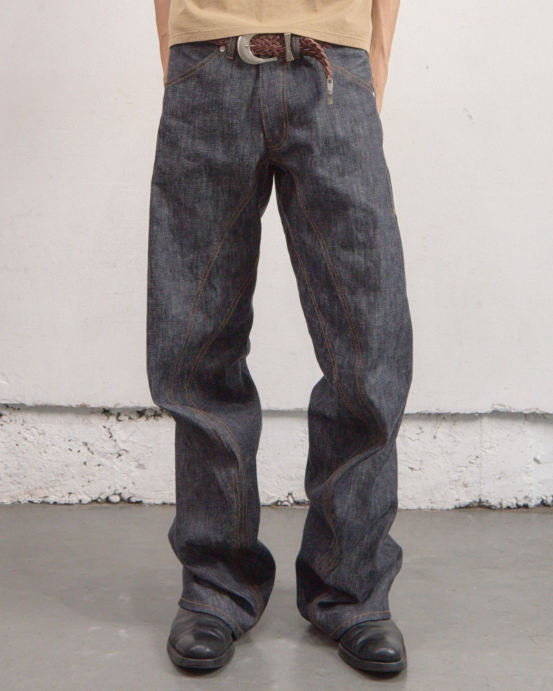 NVRFRGT ネヴァーフォーゲット 26SS 3D TWISTED JEANS 3.0 (RAW INDIGO)