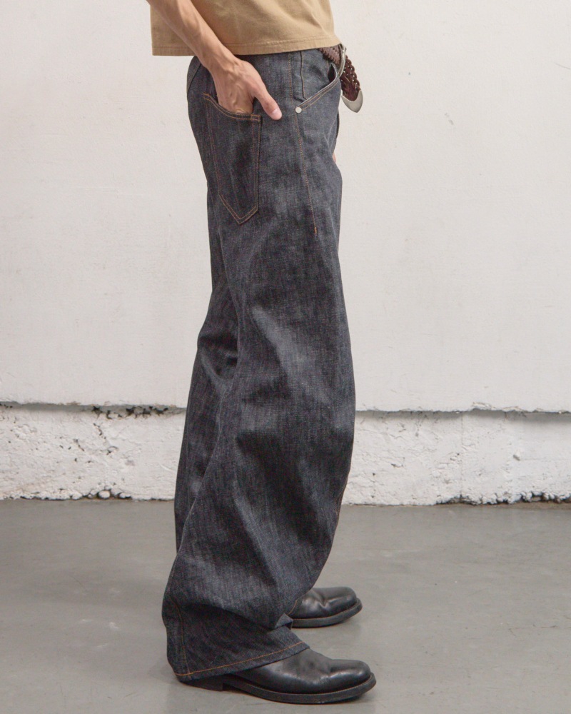 NVRFRGT ネヴァーフォーゲット 26SS 3D TWISTED JEANS 3.0 (RAW INDIGO)