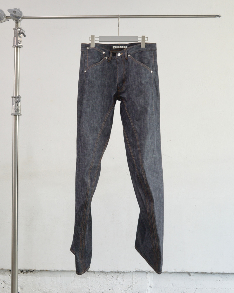 NVRFRGT ネヴァーフォーゲット 26SS 3D TWISTED JEANS 3.0 (RAW INDIGO)
