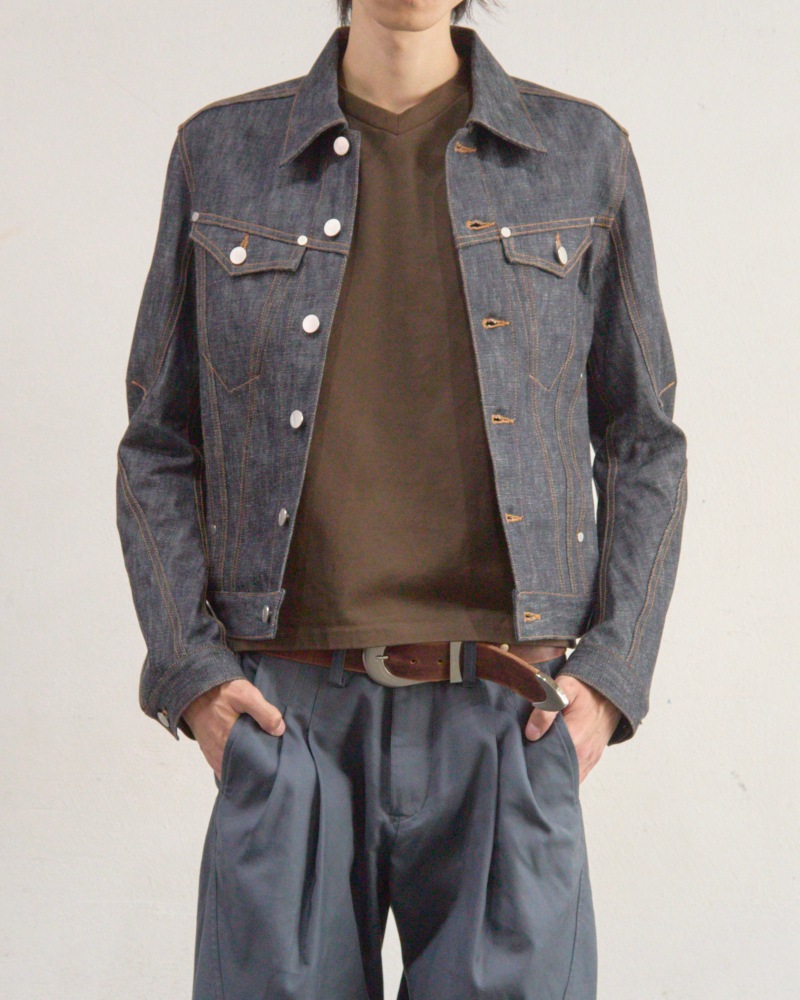 NVRFRGT ネヴァーフォーゲット 26SS DENIM TRUCKER JACKET (RAW INDIGO)