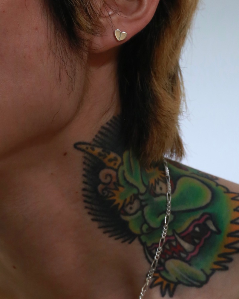 ephemeral エフェメラル broken heart pierce (silver)