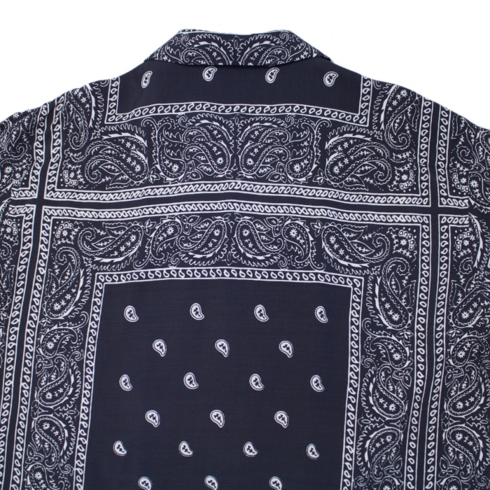 UNUSED アンユーズド US1798 bandanna short sleeve shirt (USED)