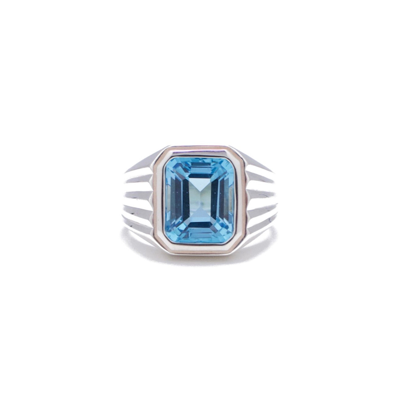 EPHEMERAL エフェメラル Gangster ring (blue topaz)