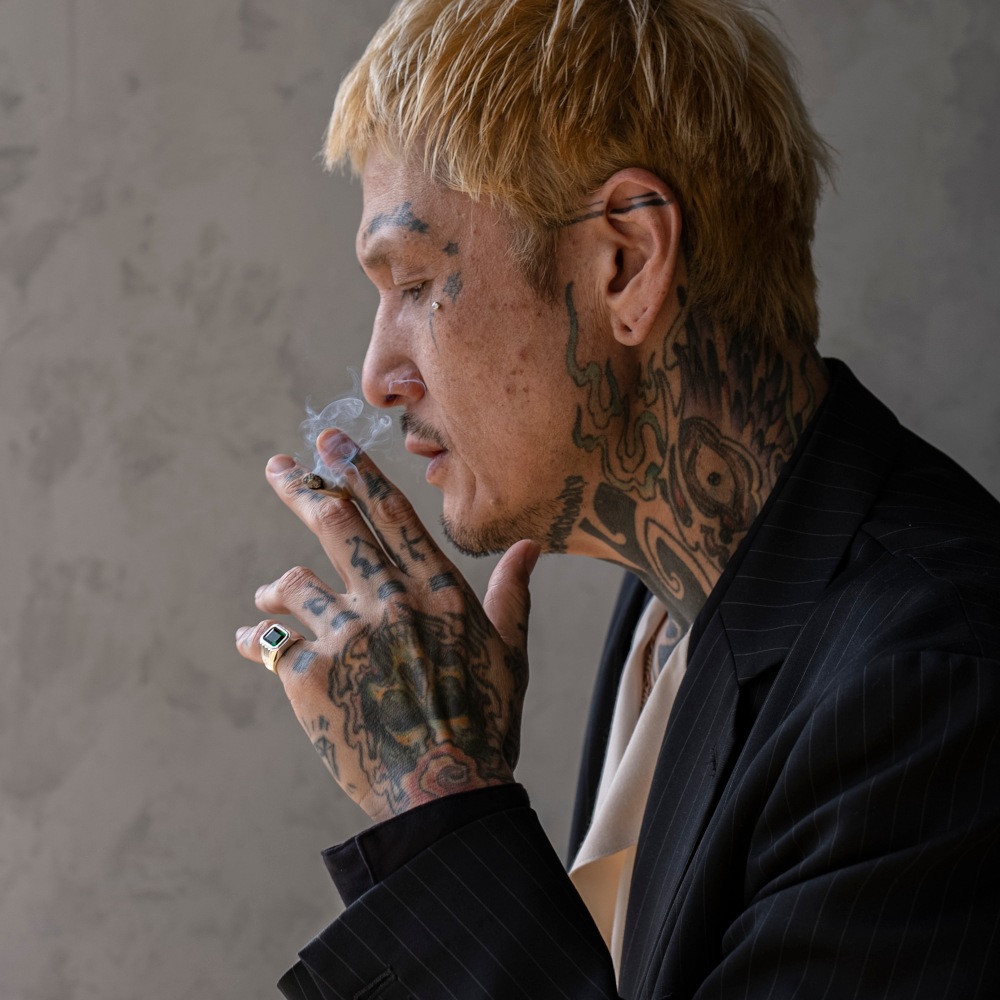 ephemeral エフェメラル Gangster ring (blue topaz)
