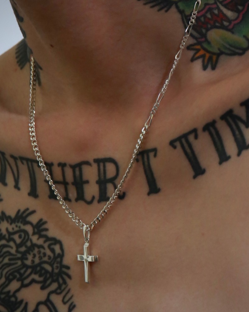 ephemeral エフェメラル cut cross top (silver)
