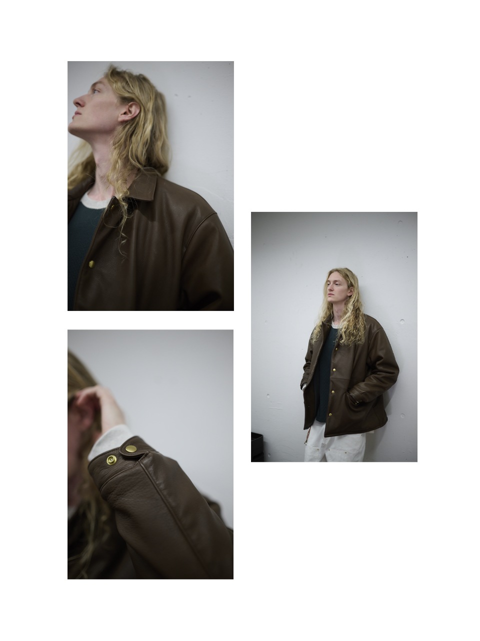 UNUSED アンユーズド 25AW UW1176 Double knee duck pants (OFF WHITE)