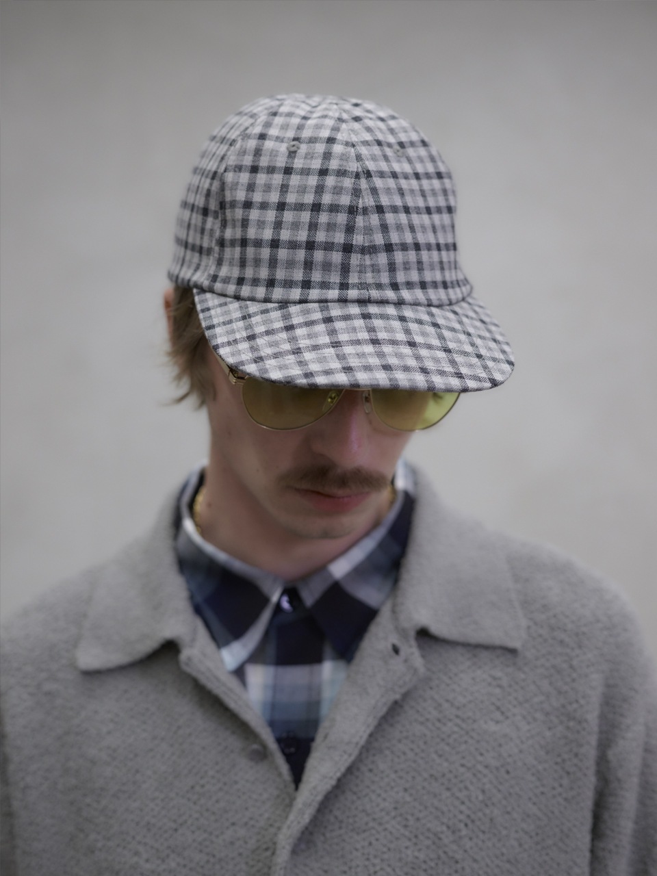 UNUSED アンユーズド 26SS US2562 Long sleeve Rayon check shirt (LIGHT BEIGE TARTAN)