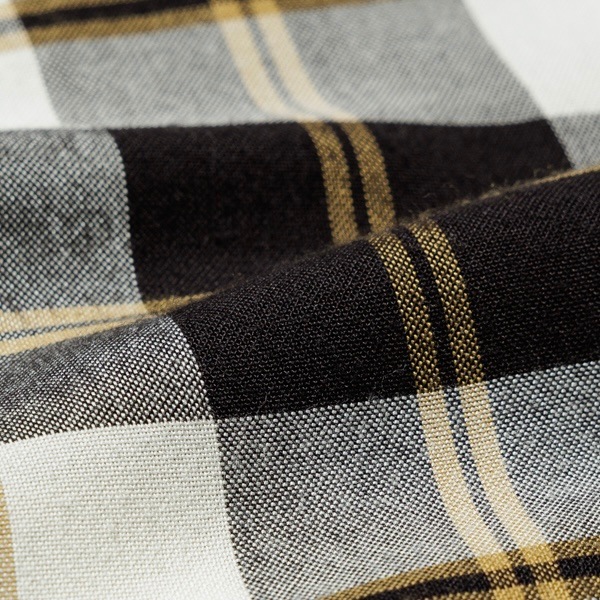 UNUSED アンユーズド 26SS US2562 Long sleeve Rayon check shirt (LIGHT BEIGE TARTAN)