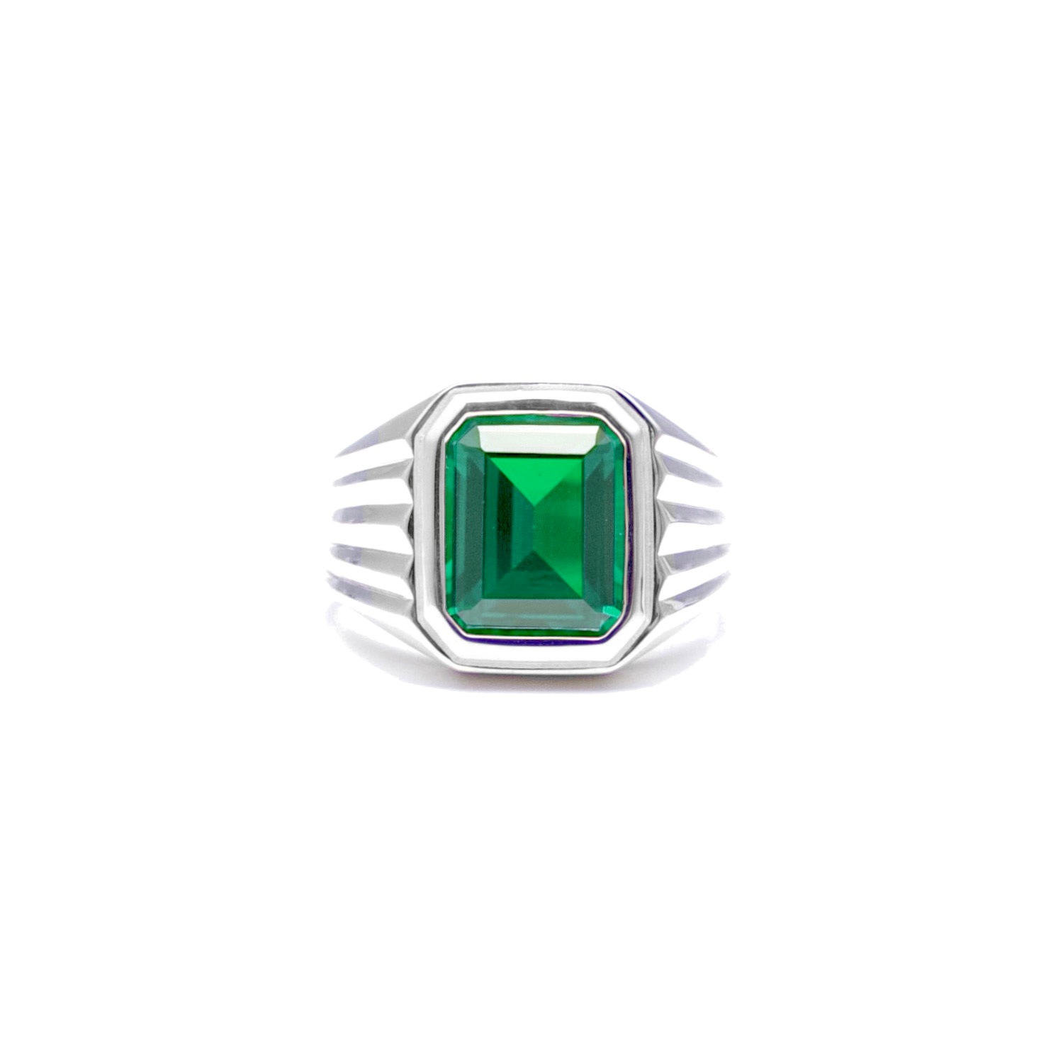 ephemeral エフェメラル Gangster ring (emerald)