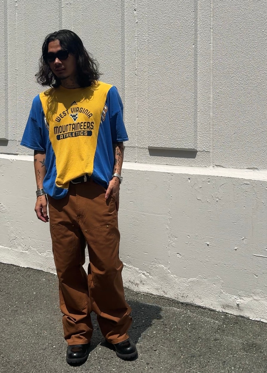 UNUSED アンユーズド 25AW UW1176 Double knee duck pants (BROWN