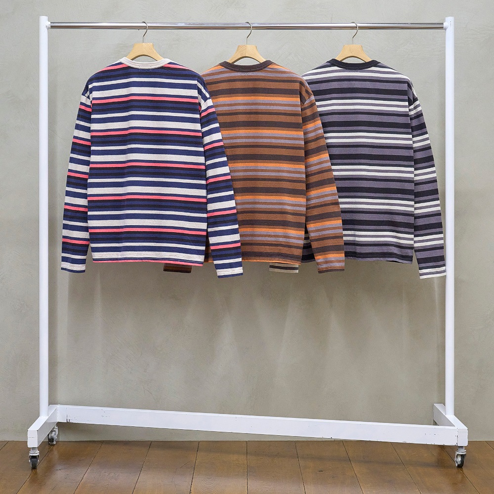 UNUSED アンユーズド 25AW US2531 Border long sleeve T-shirt
