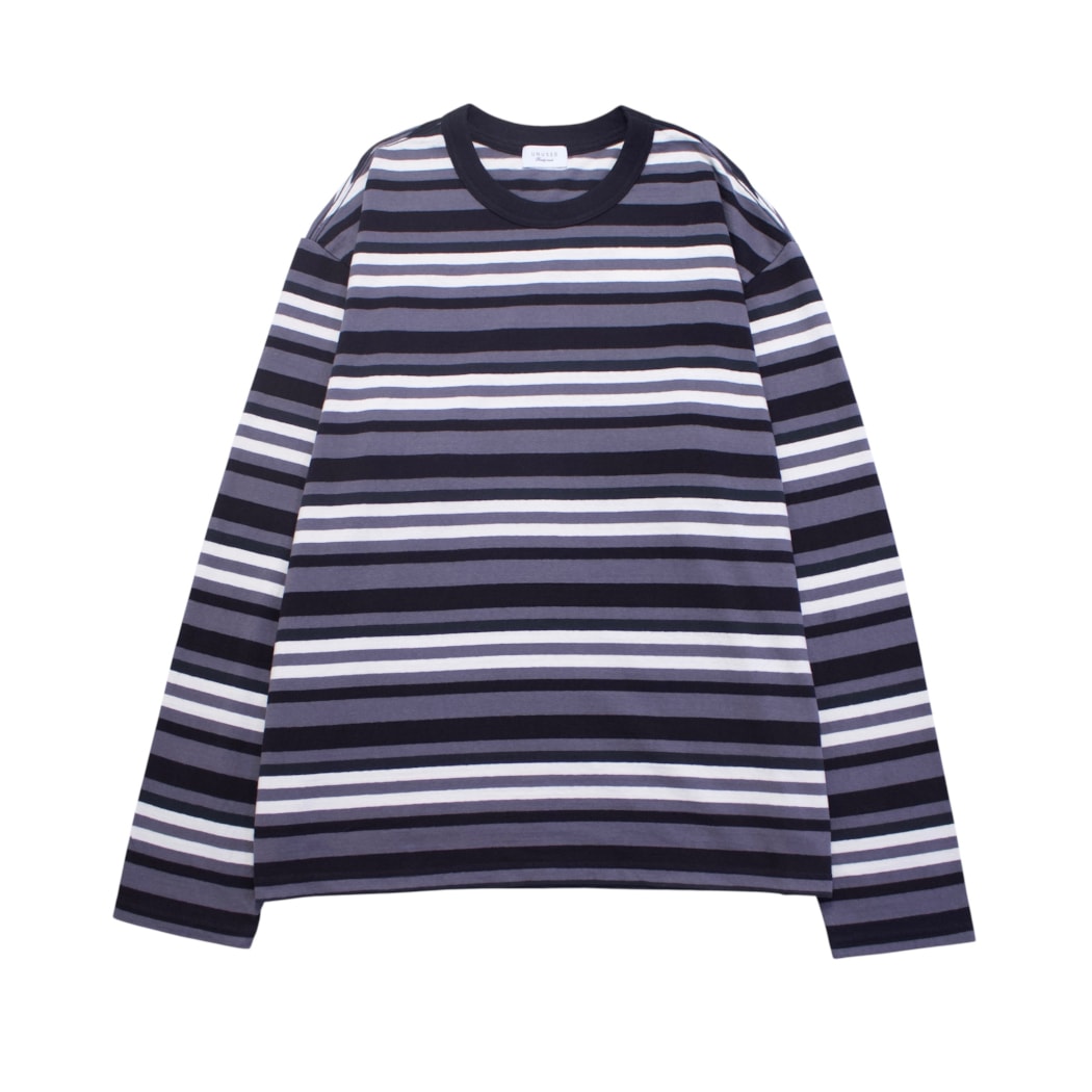 UNUSED アンユーズド 25AW US2531 Border long sleeve T-shirt