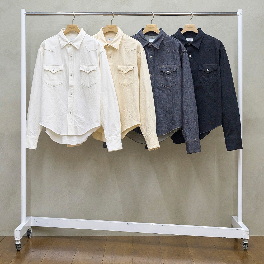 UNUSED アンユーズド 26SS US2559 Denim western shirt