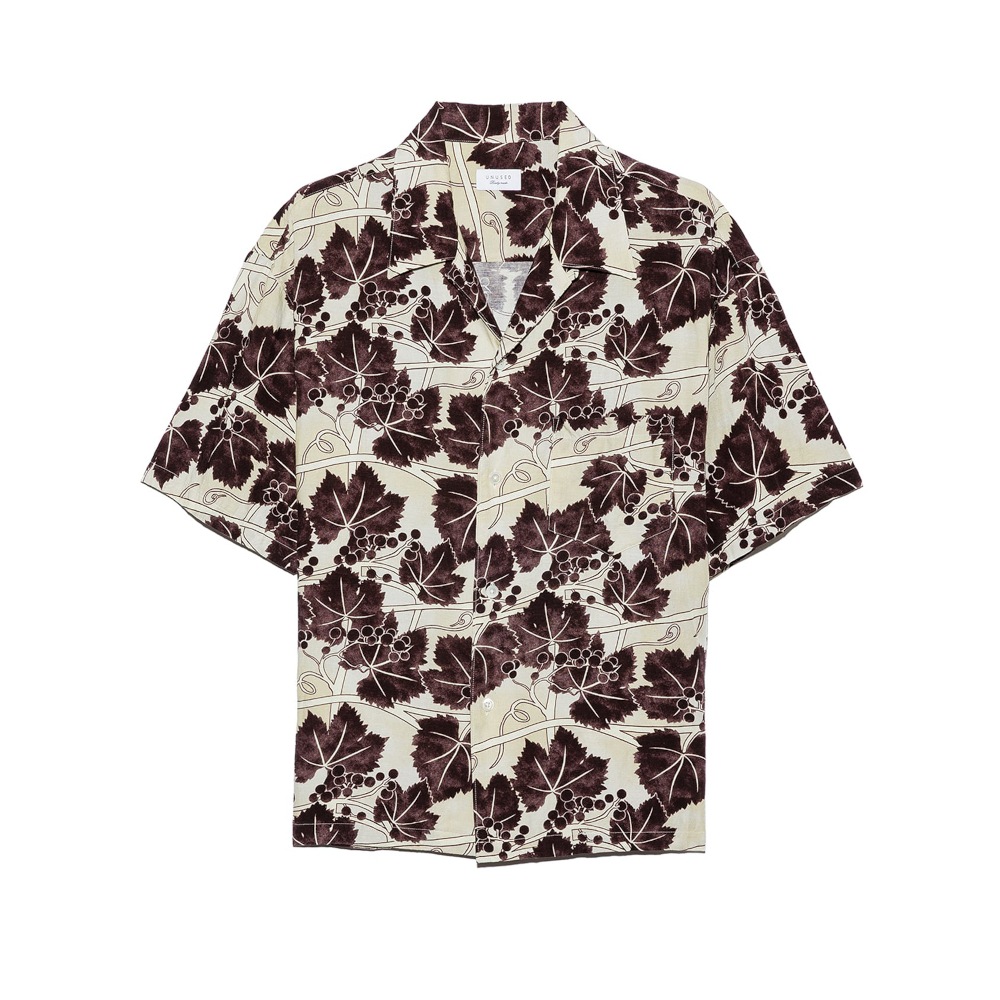 UNUSED アンユーズド 26SS US2564 Short sleeve print shirt