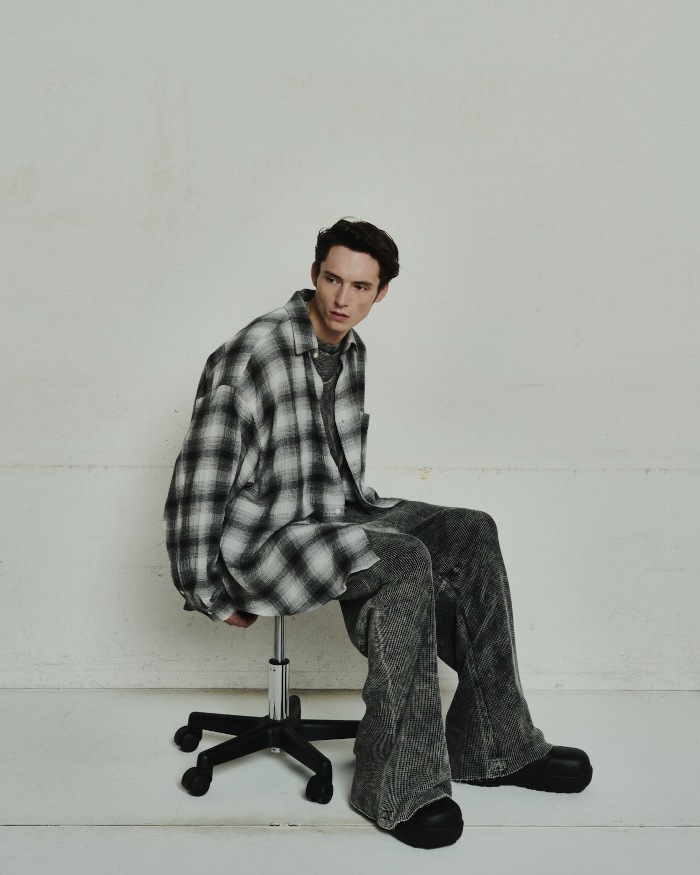ROTOL ロトル  Dry Ombre Wide Shirt