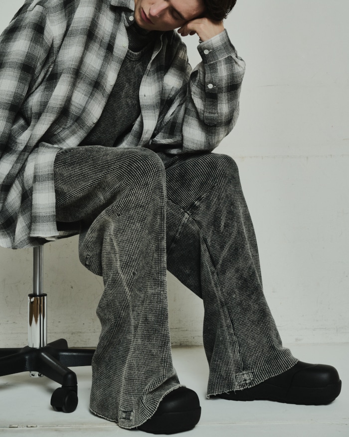 ROTOL ロトル  Dry Ombre Wide Shirt