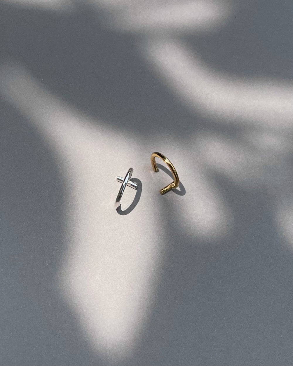 ephemeral エフェメラル minimal multi cuff (gold)