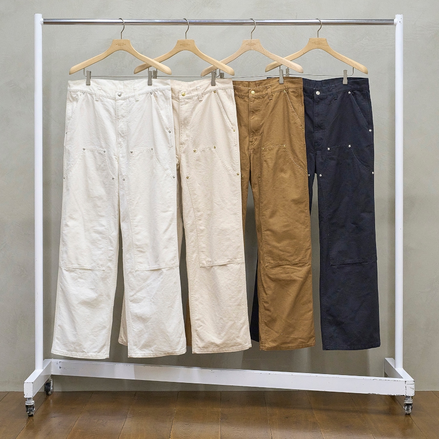 UNUSED アンユーズド 26SS UW1190 Double knee duck pants (NATURAL)