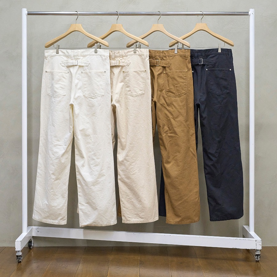 UNUSED アンユーズド 26SS UW1190 Double knee duck pants (NATURAL)
