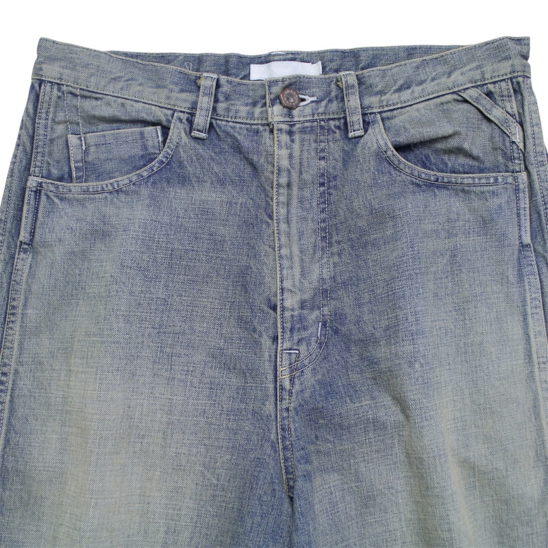 ROTOL ロトル TRIPLE SEAMS 6P DENIM SHORTS DAMAGE (USED)