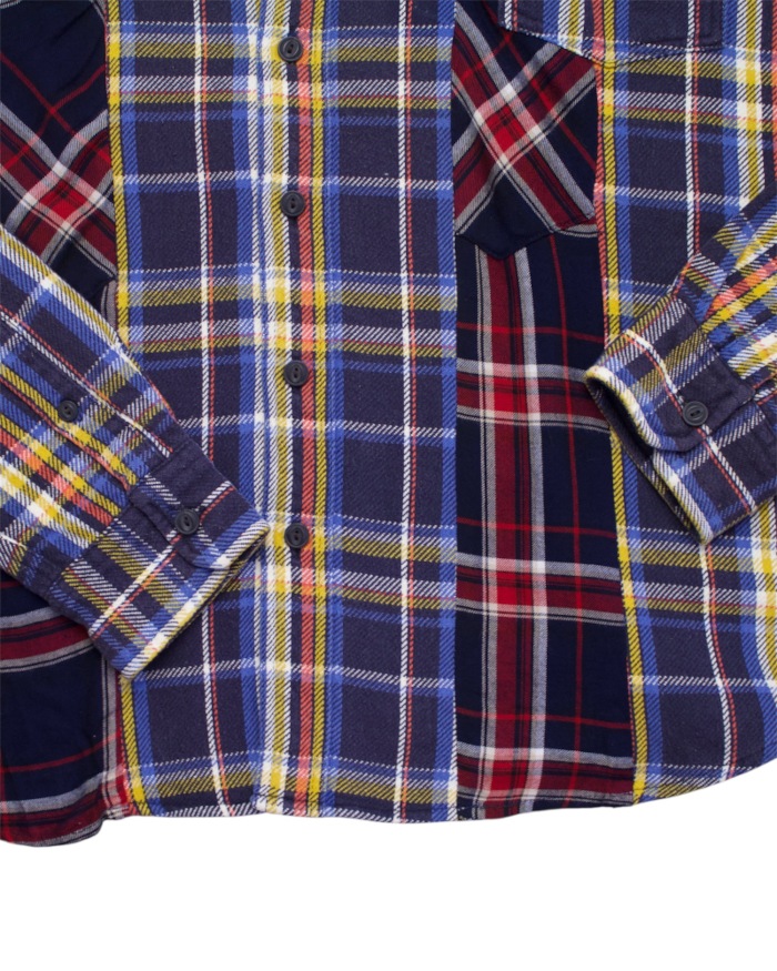 GVGV BLACK ジーヴィージーヴィーブラック Remake flannel Shirts (C)