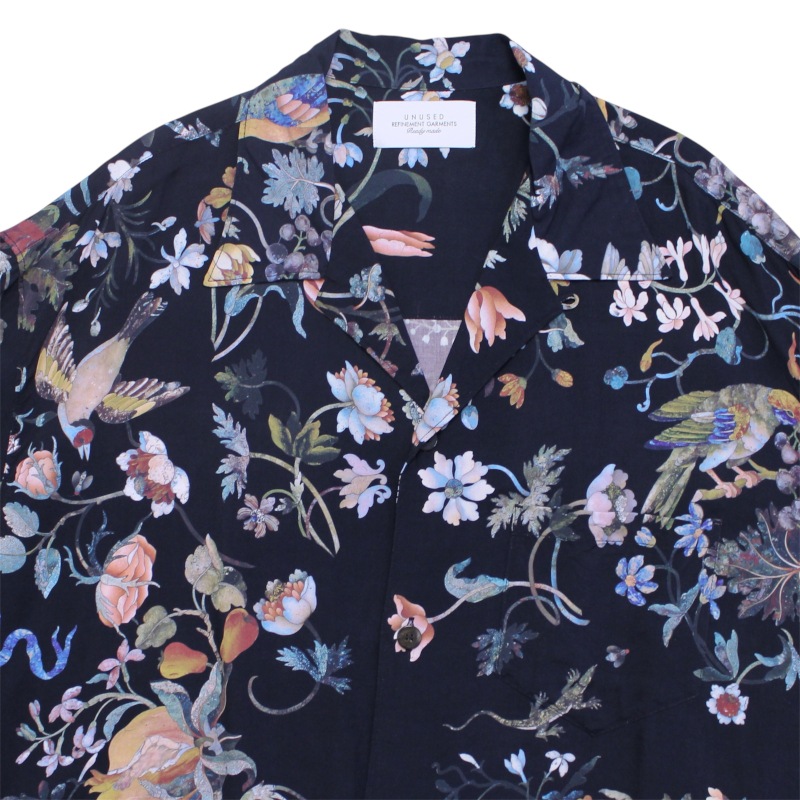 UNUSED アンユーズド US2217 ×Museo Del Prado Short sleeve print shirt(USED)