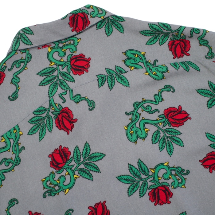 UNUSED アンユーズド US1405 Rose pattern short sleeve shirt