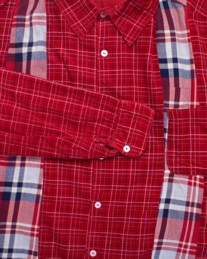 GVGV BLACK ジーヴィージーヴィーブラック Remake flannel Shirts (A)