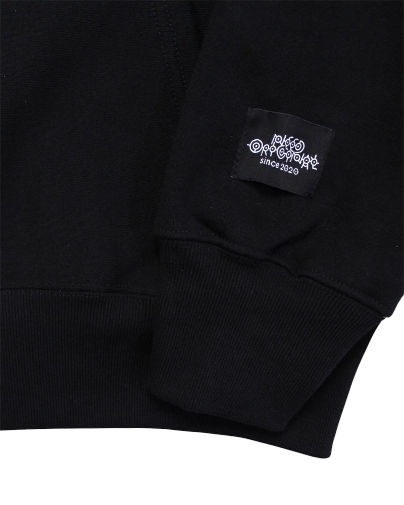 NEEDORIGINAL ニードオリジナル shin-calligraphy Design Zip-up hoodie