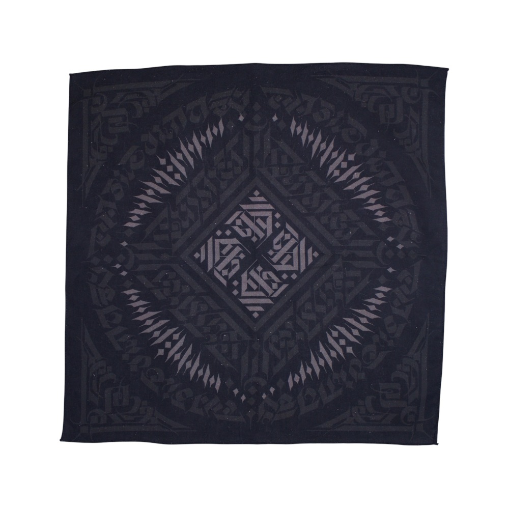 NEEDORIGINAL ニードオリジナル AJAHNMAN Design linen&cotton Bandana